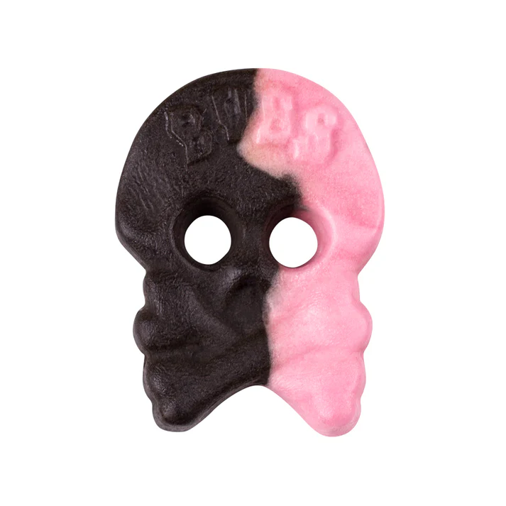 Raspberry Licorice Skull Foam